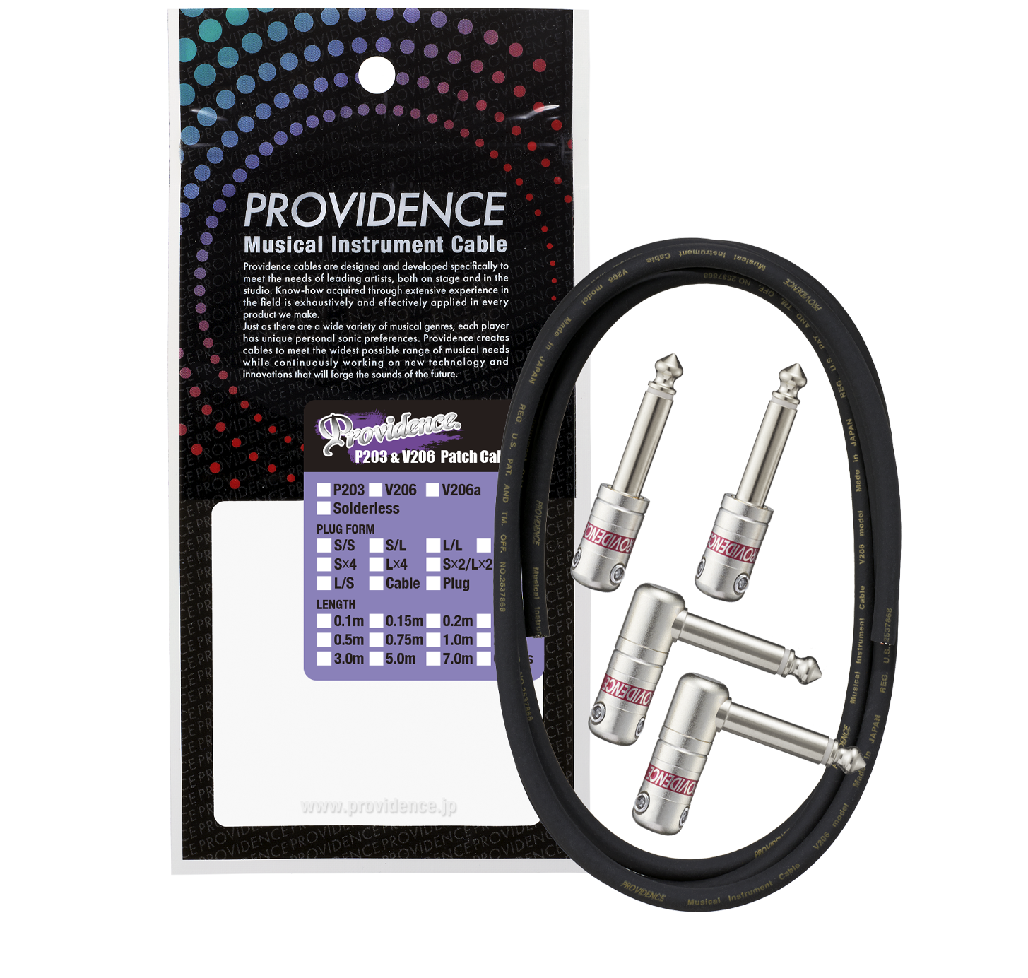 Providence V206 Vital Link Solderless Patch Cable Kit